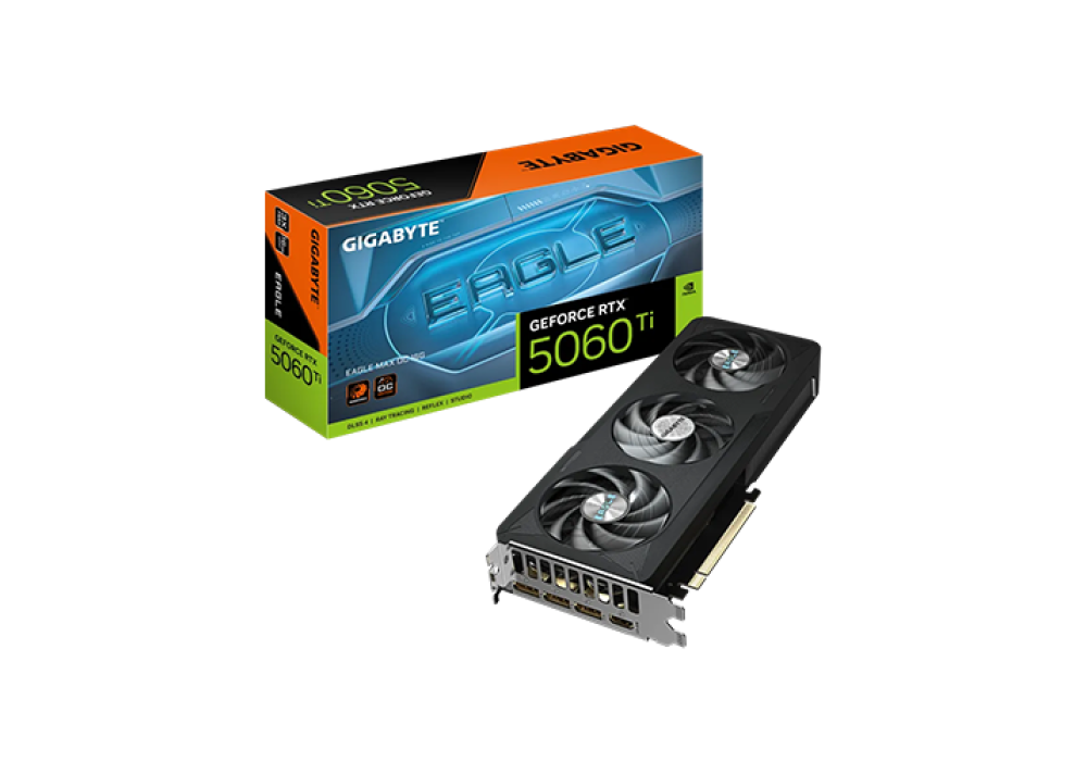 Gigabyte GeForce RTX 5060 Ti EAGLE MAX OC 16GB GDDR7 Graphics Card