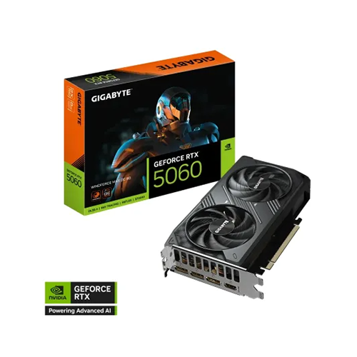 GIGABYTE GeForce RTX 5060 WINDFORCE MAX OC 8GB GDDR7 Graphics Card