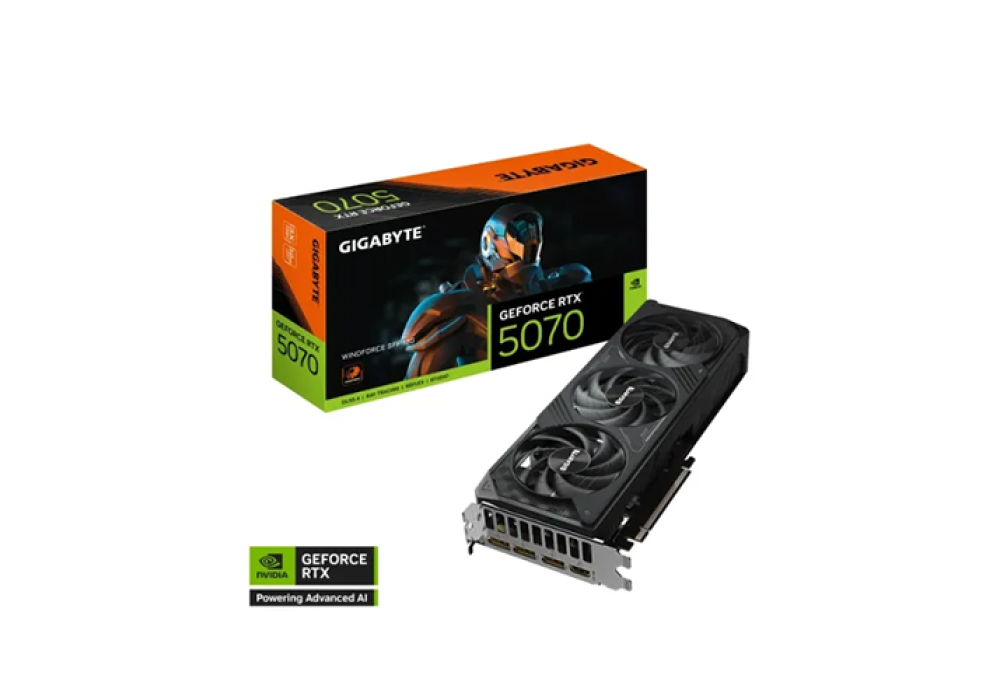 Gigabyte GeForce RTX 5070 WINDFORCE SFF 12GB GDDR7 Graphics Card