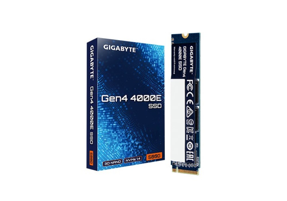 GIGABYTE Gen4 4000E 500GB #G440E500G M.2 2280 NVMe SSD