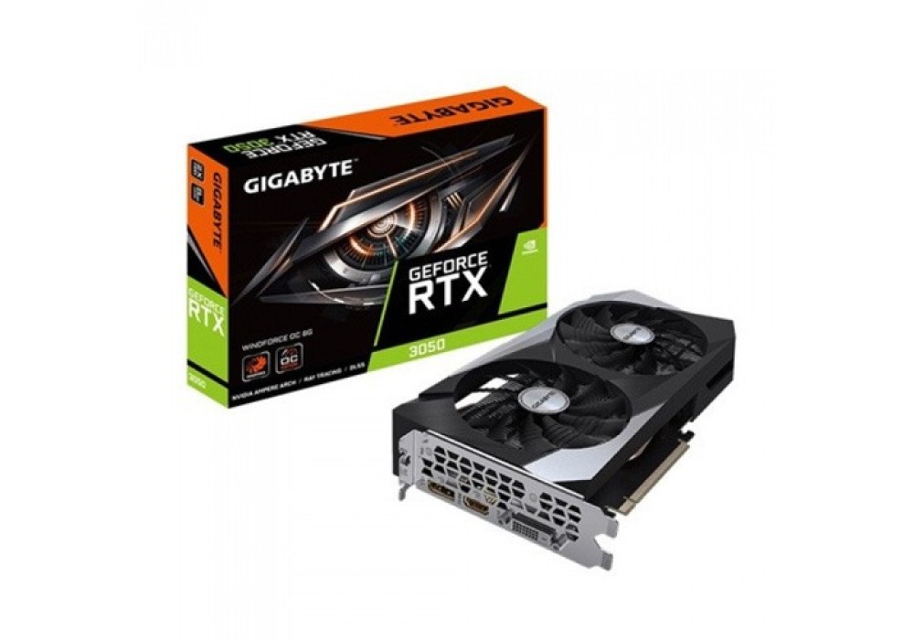 GIGABYTE GeForce RTX 3050 WINDFORCE OC 8GB GDDR6 Graphics Card