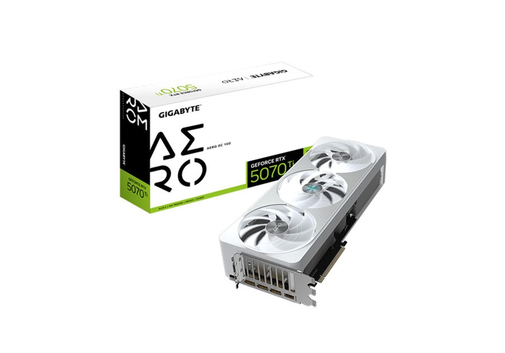 Gigabyte NVIDIA GeForce RTX 5070 Ti AERO OC 16GB Blackwell Graphics Card
