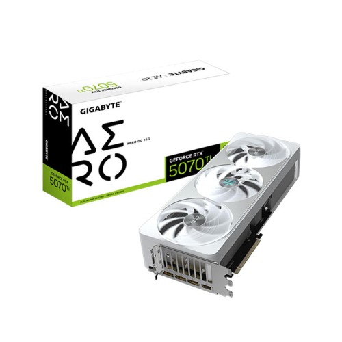 Gigabyte NVIDIA GeForce RTX 5070 Ti AERO OC 16GB Blackwell Graphics Card