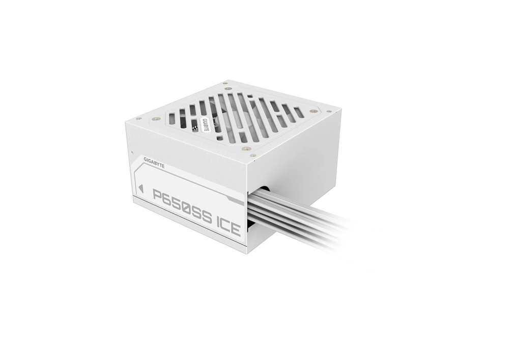 Gigabyte P650SS ICE 650W Non Modular 80 Plus Silver Certified White Power Supply