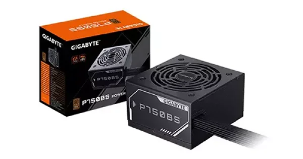 Gigabyte Alimentatore 750W ATX 80 Plus Bronze – P750BS, Ventola Silenziosa 120mm FDB