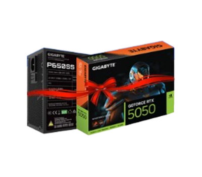 Gigabyte RTX 5050 Graphics Card And P650SS PSU Combo