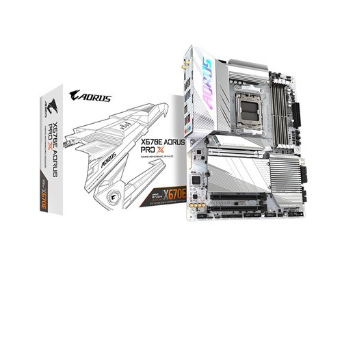 Gigabyte X670E AORUS PRO X DDR5 ATX AMD Gaming Motherboard