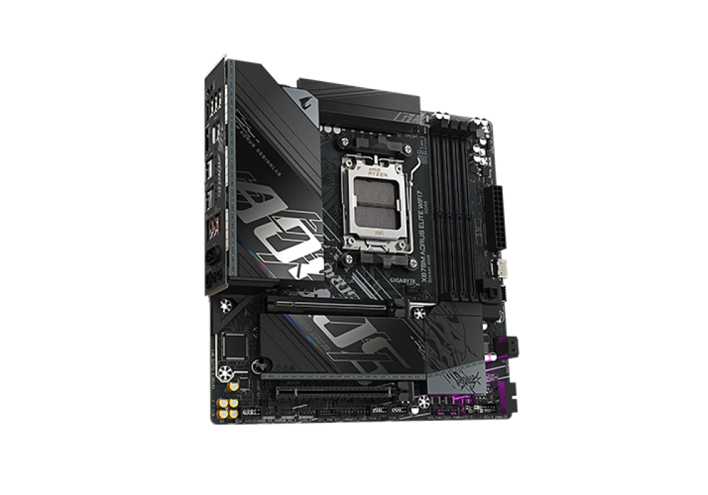 Gigabyte X870M AORUS ELITE (Wi-Fi 7) DDR5 AMD AM5 Socket Gaming Motherboard