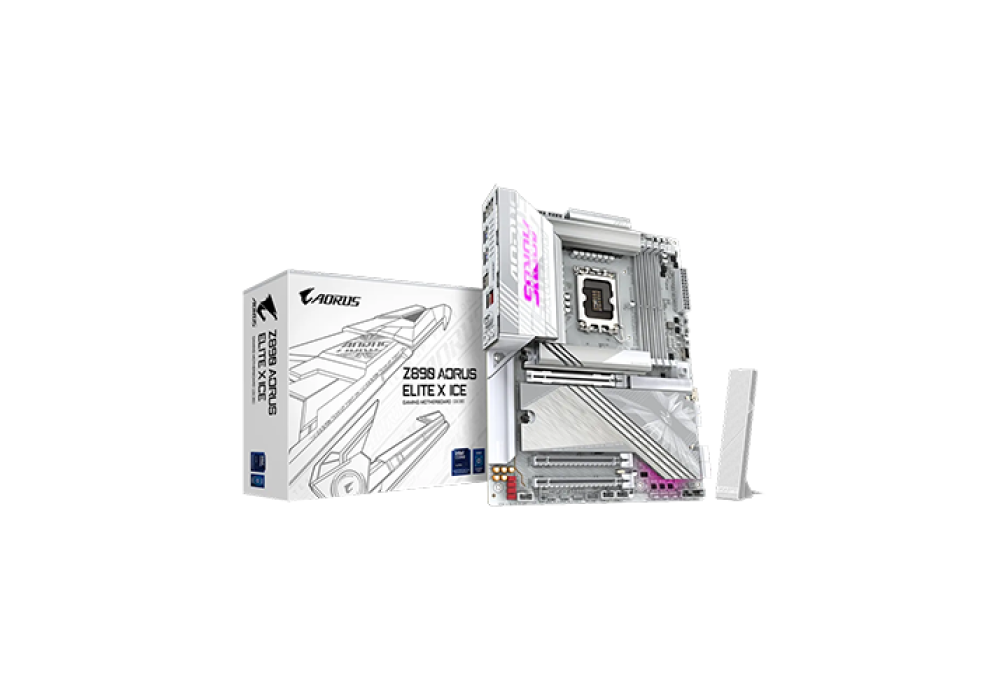 Gigabyte Z890 AORUS ELITE X ICE WIFI7 LGA 1851 ATX Motherboard