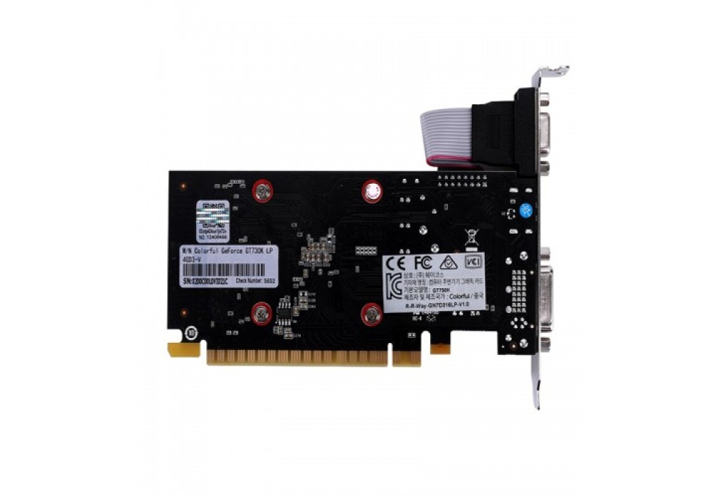 Colorful GeForce GT730K LP 4GD3-V 4GB Graphics Card