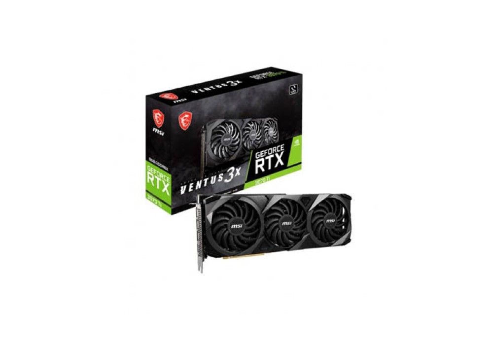 MSI GeForce RTX 3070 Ti VENTUS 3X OC Edition 8GB GDDR6X Graphics Card