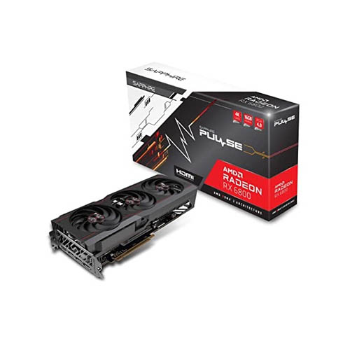Sapphire Pulse AMD RX 6800 OC Gaming 16GB GDDR6 Graphics Card