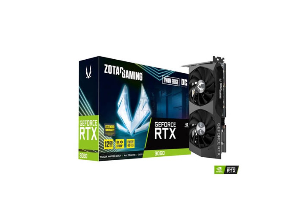 ZOTAC GAMING GeForce RTX 3060 Twin Edge OC GDDR6 12GB Graphics Card