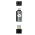 HP x5600C 64GB OTG Type C usb3.2 gen 1 Pen Drive Grey & Black