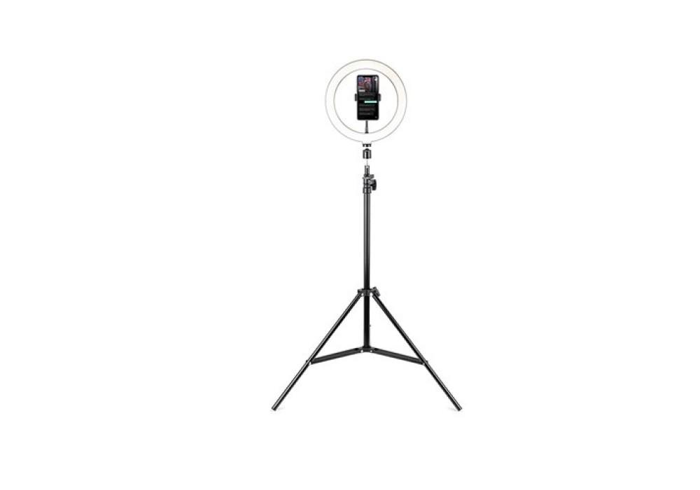 Havit ST7012 Pro Phone Holder with 10-inch LED Selfie Ring Light & Tripod Stand