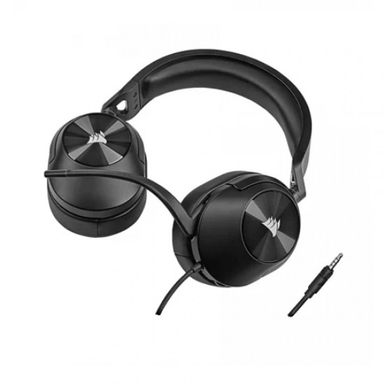 Corsair HS55 Surround Wired Black Gaming Headphone-Carbon