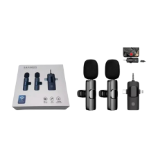 K15 Cheaper 3 in 1 Lavalier Live Microphone for Multi Device Wireless Microphone