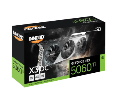 INNO3D GeForce RTX 5060 Ti 16GB X3 OC GDDR7 Graphics Card