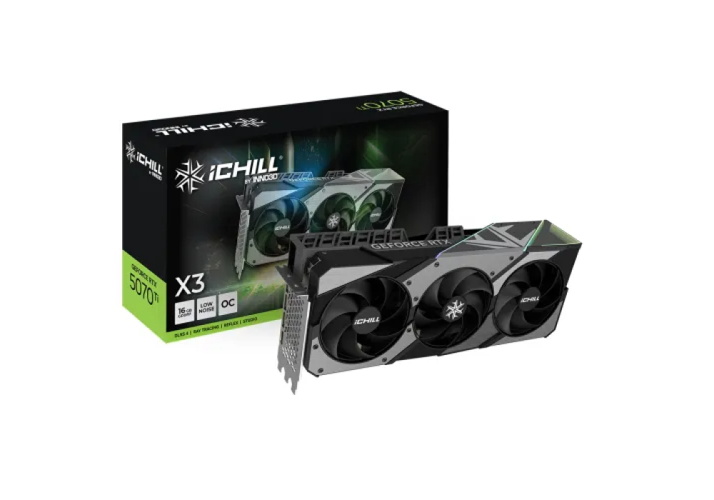 INNO3D GEFORCE RTX 5070 TI ICHILL X3 16GB GDDR7 Graphics Card