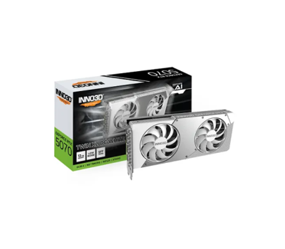 INNO3D GeForce RTX 5070 TWIN X2 OC WHITE 12GB GDDR7 Graphics Card