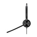 Inbertec C10DJU Duo USB & 3.5mm Jack Noise Cancelling Black Headphone