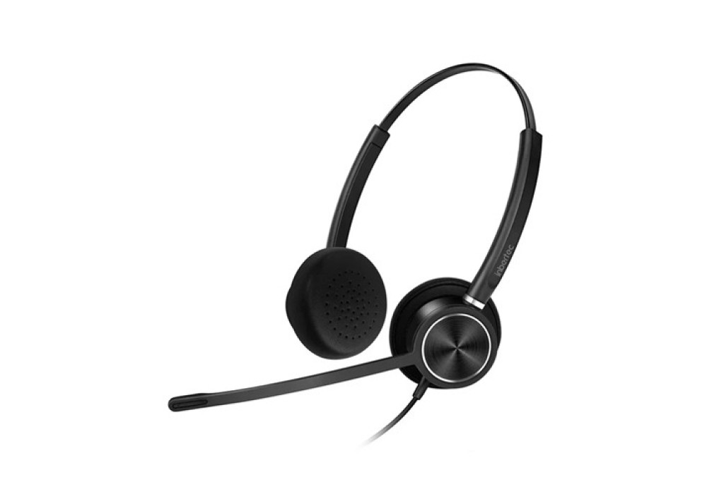 Inbertec C10DJU Duo USB & 3.5mm Jack Noise Cancelling Black Headphone
