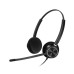 Inbertec C10DJU Duo USB & 3.5mm Jack Noise Cancelling Black Headphone
