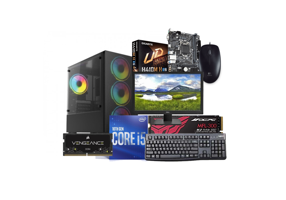 Budget Build Intel 10th Gen Core i5-10400 Processor PC