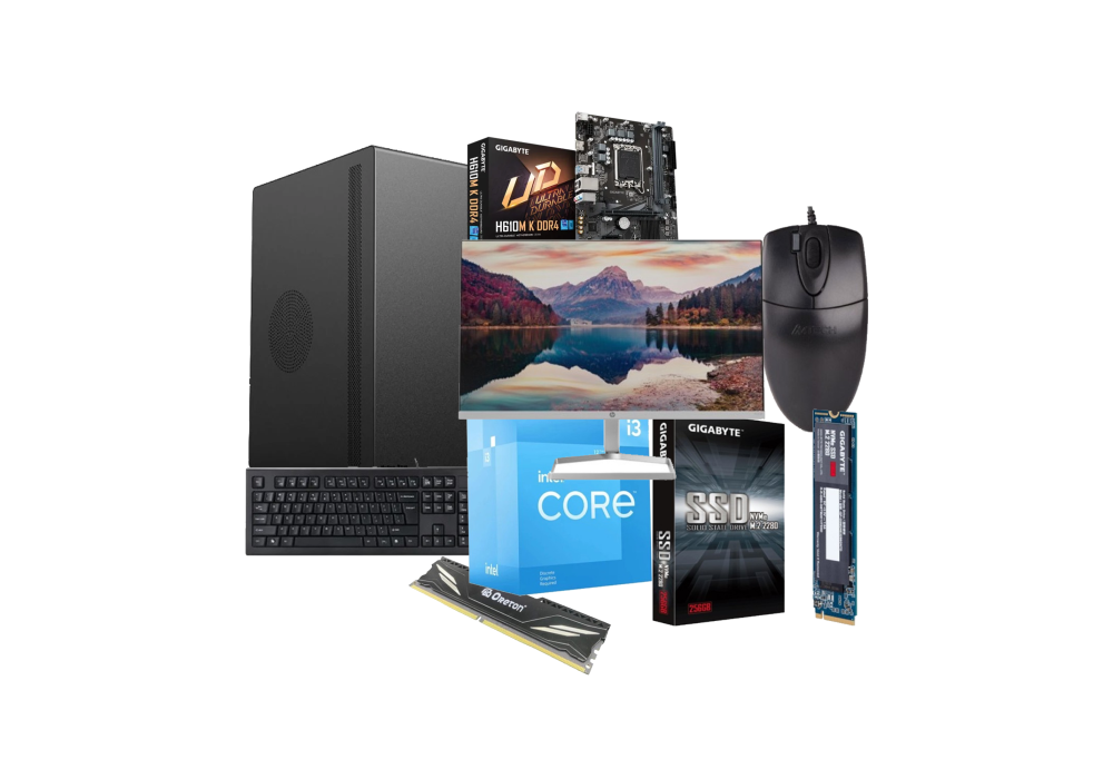 Budget Intel Core i3-13100 4.50 GHz 4 Core LGA 1700 Socket 13th Gen Raptor Lake Processor PC