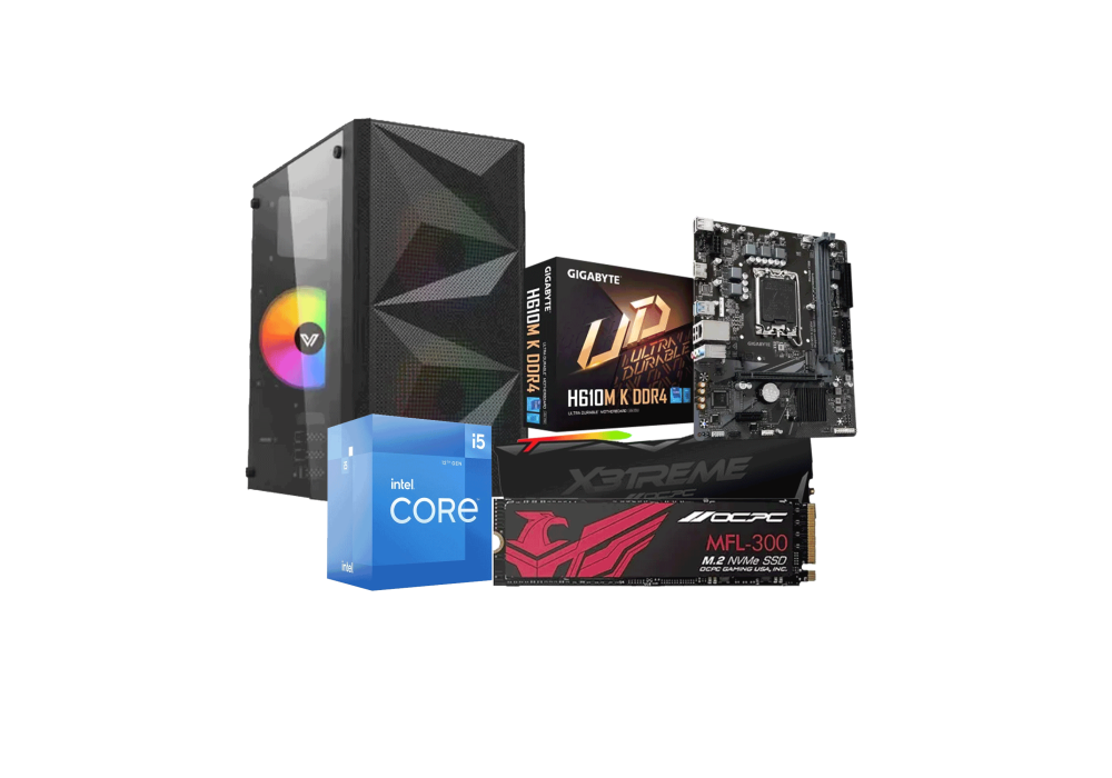 Intel Core i5-12500 MFL-300 SSD Budget Desktop PC