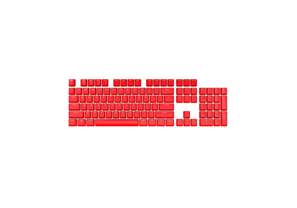 Corsair PBT Double-Shot Pro Keycap Mod Kit - ORIGIN Red Corsair PBT Double-Shot Pro Keycap Mod Kit - ORIGIN Red