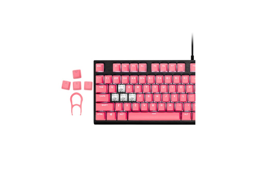 Corsair PBT Double-Shot Pro Keycap Mod Kit - Rogue Pink