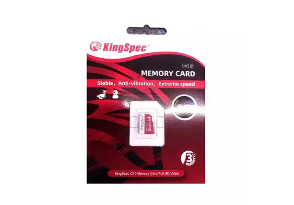 Kingspec C10 64GB Memory Card