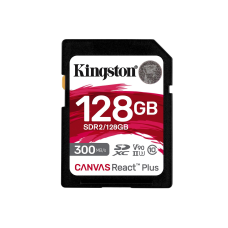 Kingston Canvas React Plus 128GB SD Memory Card