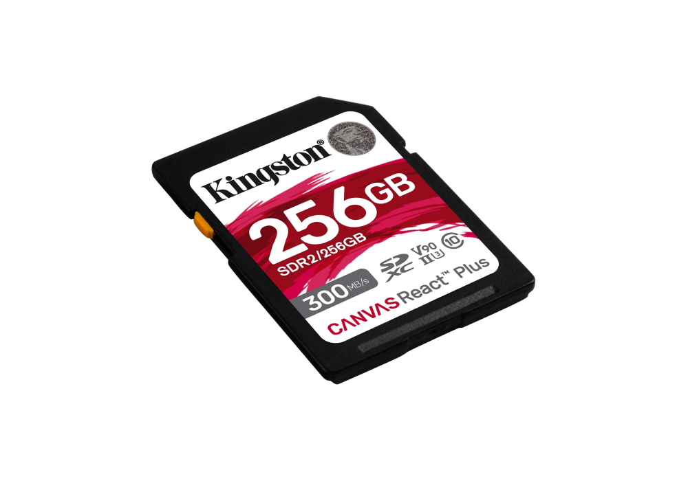 Kingston Canvas React Plus 256GB SD Memory Card