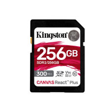 Kingston Canvas React Plus 256GB SD Memory Card