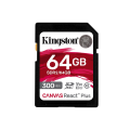 Kingston Canvas React Plus 64GB SD Memory Card
