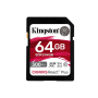 Kingston Canvas React Plus 64GB SD Memory Card
