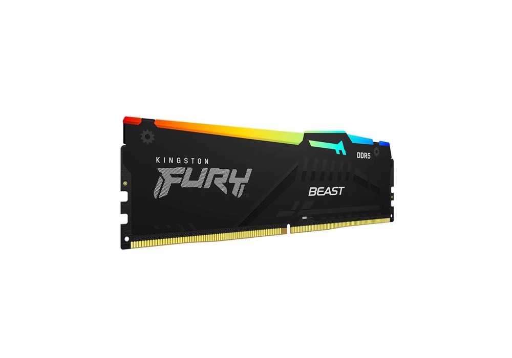 Kingston FURY Beast 16GB DDR5 5600MHz RGB Black Desktop RAM