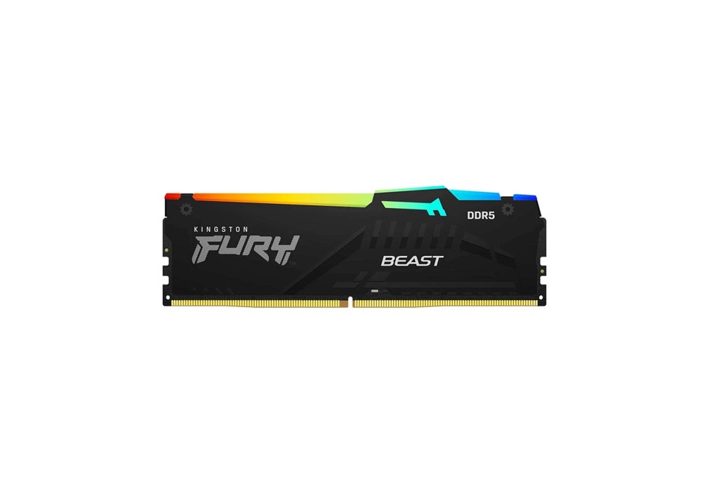 Kingston FURY Beast 16GB DDR5 5600MHz RGB Black Desktop RAM