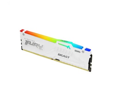 Kingston FURY Beast RGB 16GB 6000Mhz DDR5 Desktop RAM White