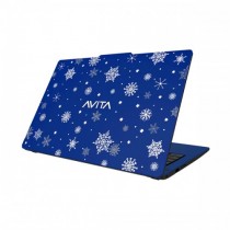 Avita Liber V14 Core i5 11th Gen 14 inch FHD Laptop Snowflakes on Mountain Blue
