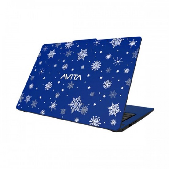 Avita Liber V14 Core i5 11th Gen 14 inch FHD Laptop Snowflakes on Mountain Blue