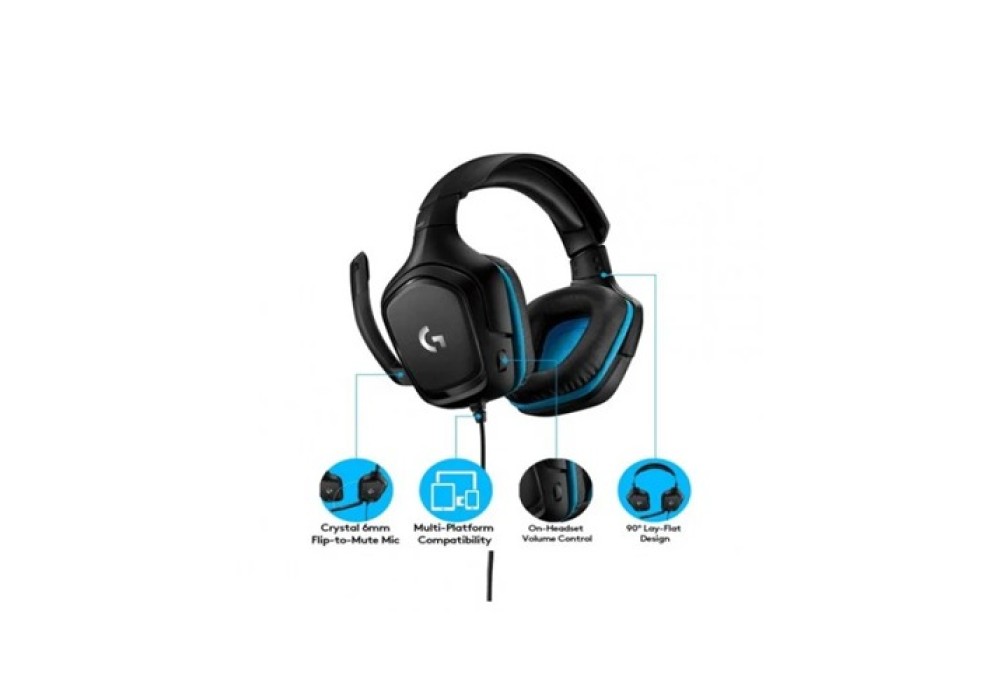 Logitech G431 7.1 Surround Sound Gaming Headset
