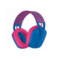 Logitech G435 Bluetooth Blue and Raspberry Gaming Headphone