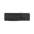 Logitech K120 Usb Keyboard With English Black