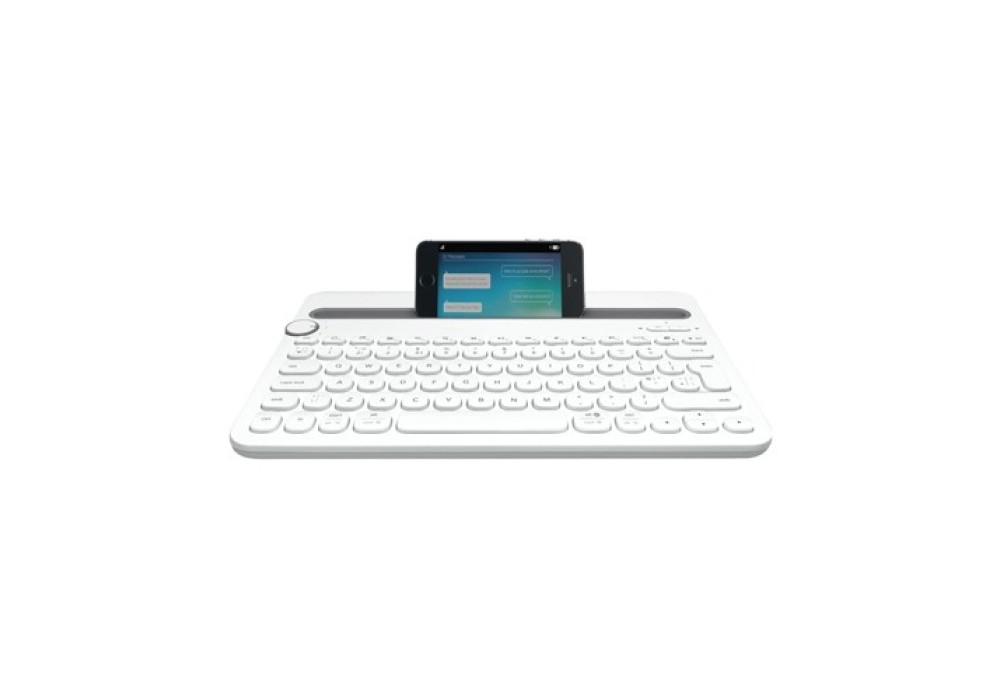 Logitech K480 Bluetooth Multi-Device White Keyboard