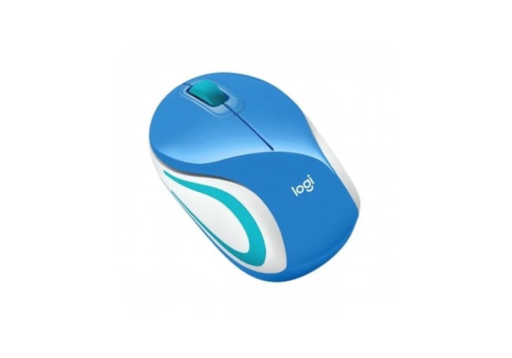 Logitech M187 Ultra Portable Blue Wireless Mouse
