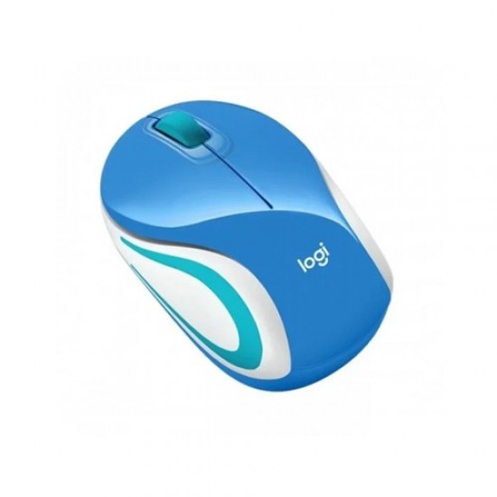 Logitech M187 Ultra Portable Blue Wireless Mouse