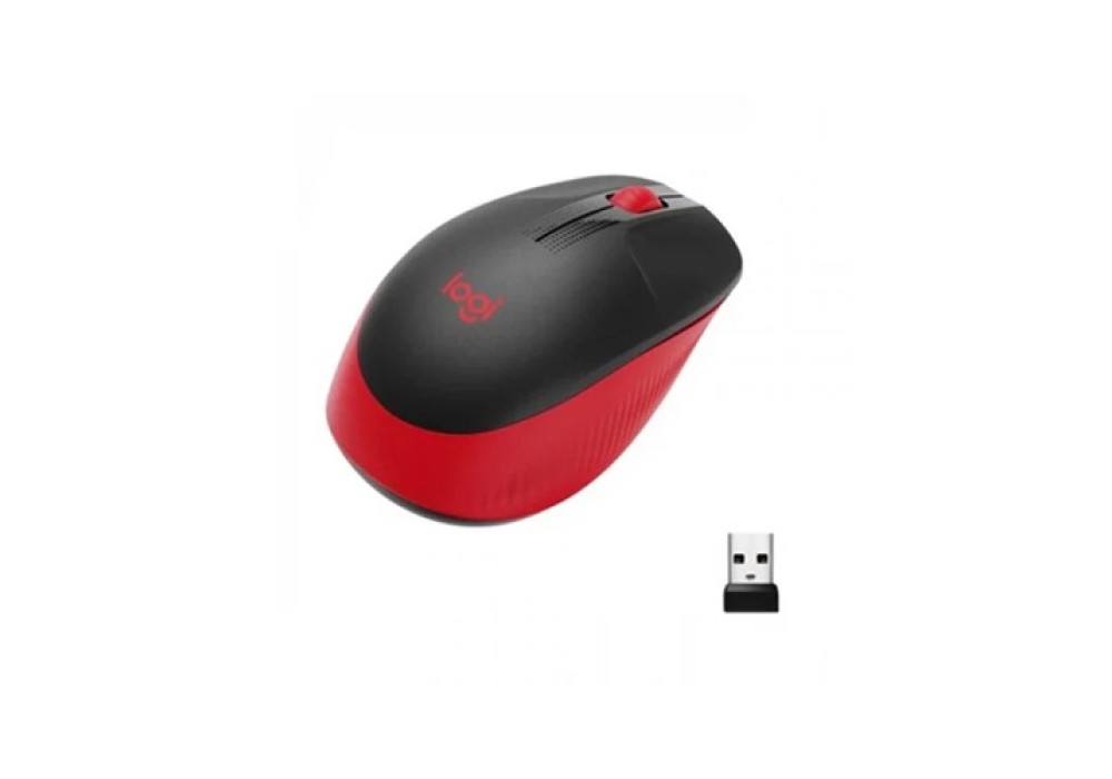 Logitech M190 Wireless Red Mouse